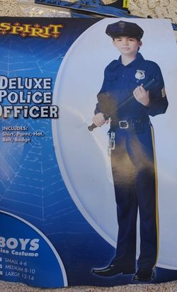 Kids Police Officer Size 8-10