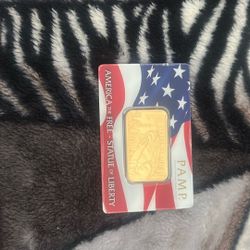 Pamp 1oz gold bar