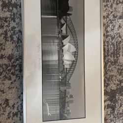 Large Signed/ Autographed Photography From Sydney Australia 