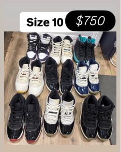 Jordan retros all size 10 $800