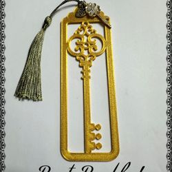 Handcrafted 3D Printed Key Bookmark