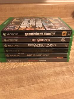 Lot of 5 XBOX ONE games