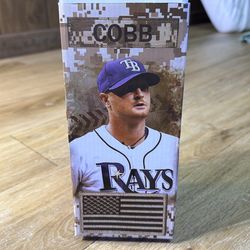 Alex Cobb Tampa Bay Rays Military Appreciation Bobblehead With Box SGA
