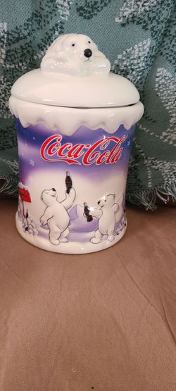 Coca Cola Bear cookie jar