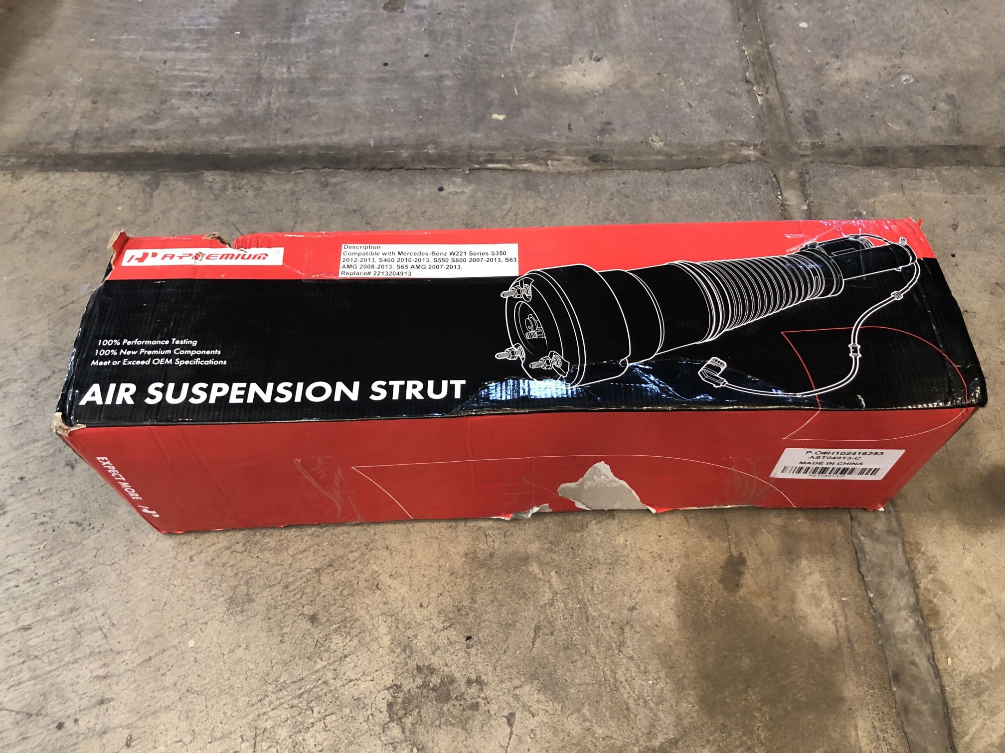 New Front Air Suspension Strut for Mercedes W221 series (contact info removed)
