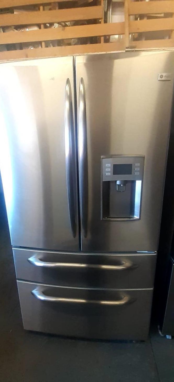 GE  French Door Stainless Steel Refrigerator Fridge
