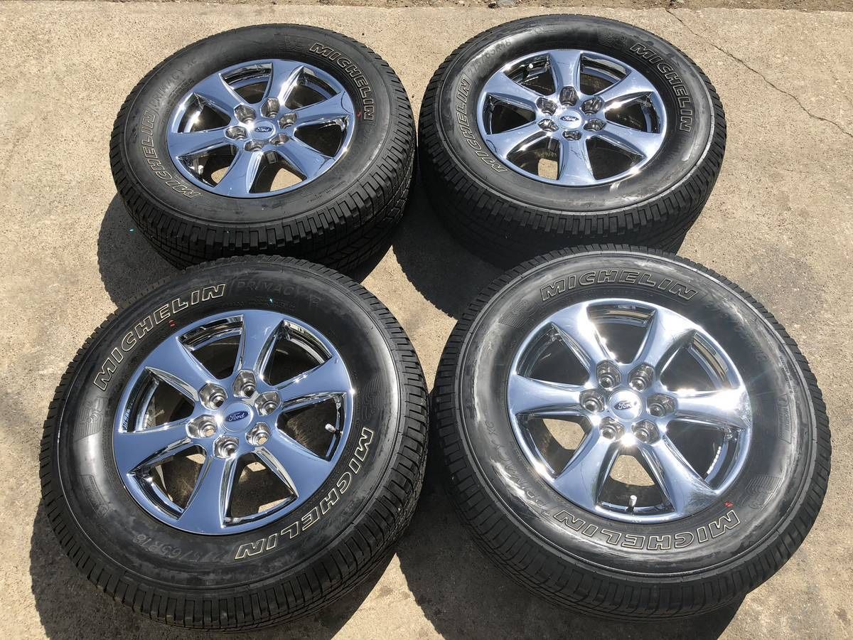 Ford Factory rims and BFG All Terrain KO2 Tires 6 Lug wheels 6x135 Bolt pattern BFGoodrich Ko 2 Rines y llantas 2017 F 150 Expedition 2016 F-150 rine