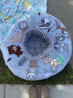Baby Inflatable Floor Seat with Woodland Animals
