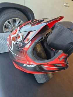 Fox V4 carbon fiber dirtbike helmet XXL