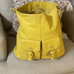 Talbots big leather vintage hand bag good condition 