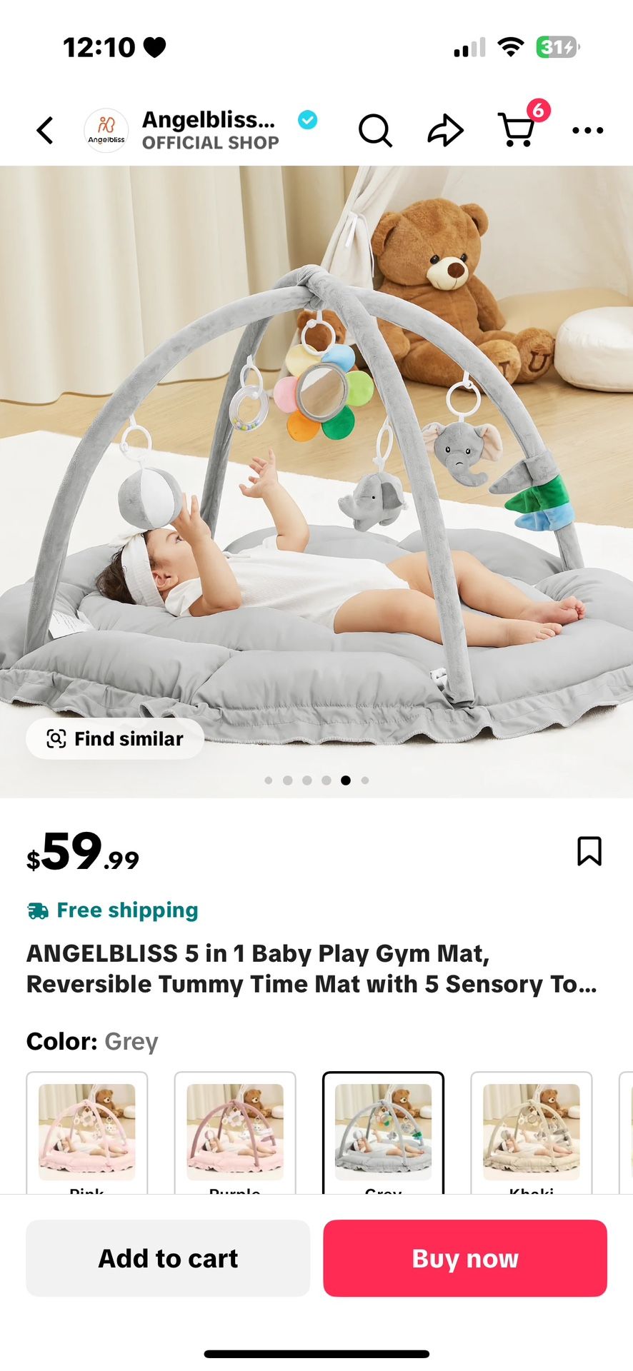 Baby playmat