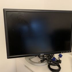 Two 24” dell monitors