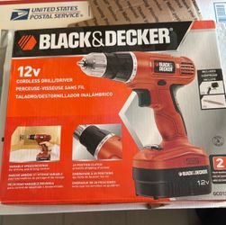 Black & Decker 12v Cordless Drill