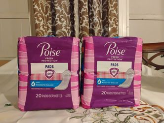 Poise Pads Moderate Regular 20 Ct $5 Each