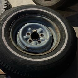 62-64 Wheel And Tire Chevy 