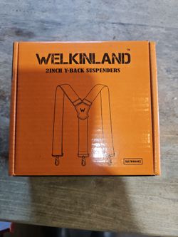 Welkinland 2-Inch Y-Back Suspenders