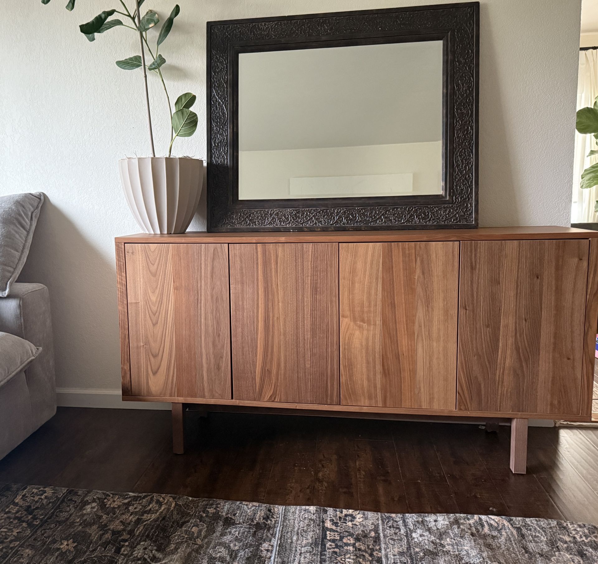 Ikea Stockholm Sideboard Buffet Credenza Entry Table Tv Entertainment Stand $300 Retail $600