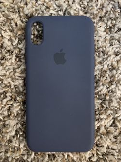 Apple iPhone X Silicon Case Navy