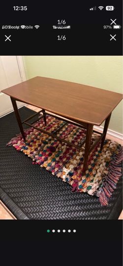 $250- Small Mid Century Danish Coffee Table From Sweden