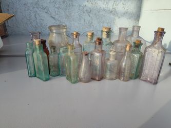 Antique Glass Bottles 