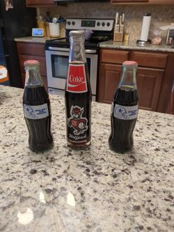 . Coke Collectables 2 Superbowl Dallas And A 1983 NCSU NCAA CHAMPIONSHIP