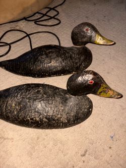 Vintage duck decoys