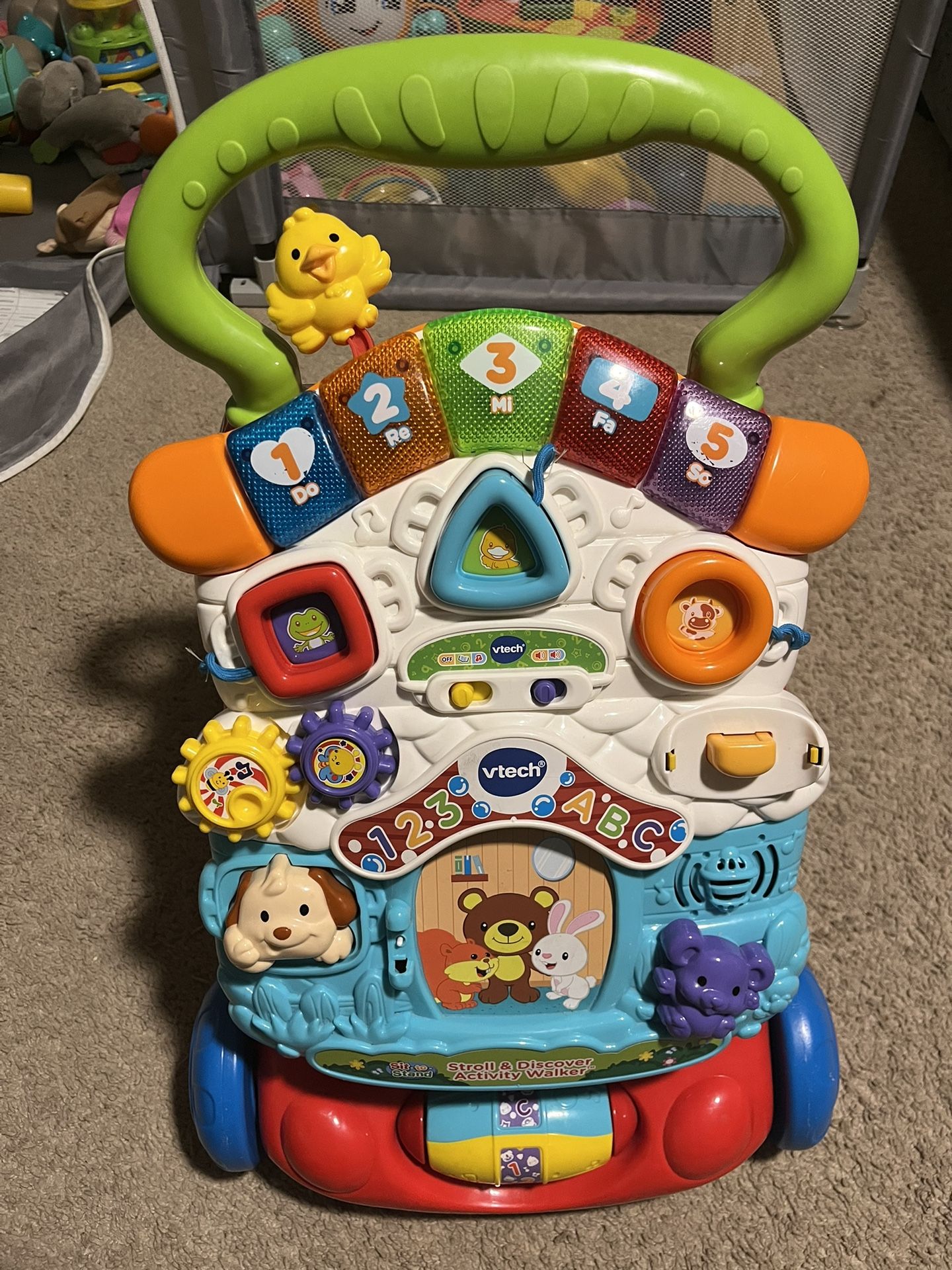 Sit To Stand Activity Walker & Toys Bundle