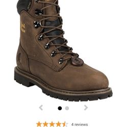 Men's Chippewa Boots 8" Steel Toe WP/Insulated Work Boot 