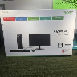 Acer aspire desktop computer xc 1660 uw94 $ 550obo FREE DELIVERY 
