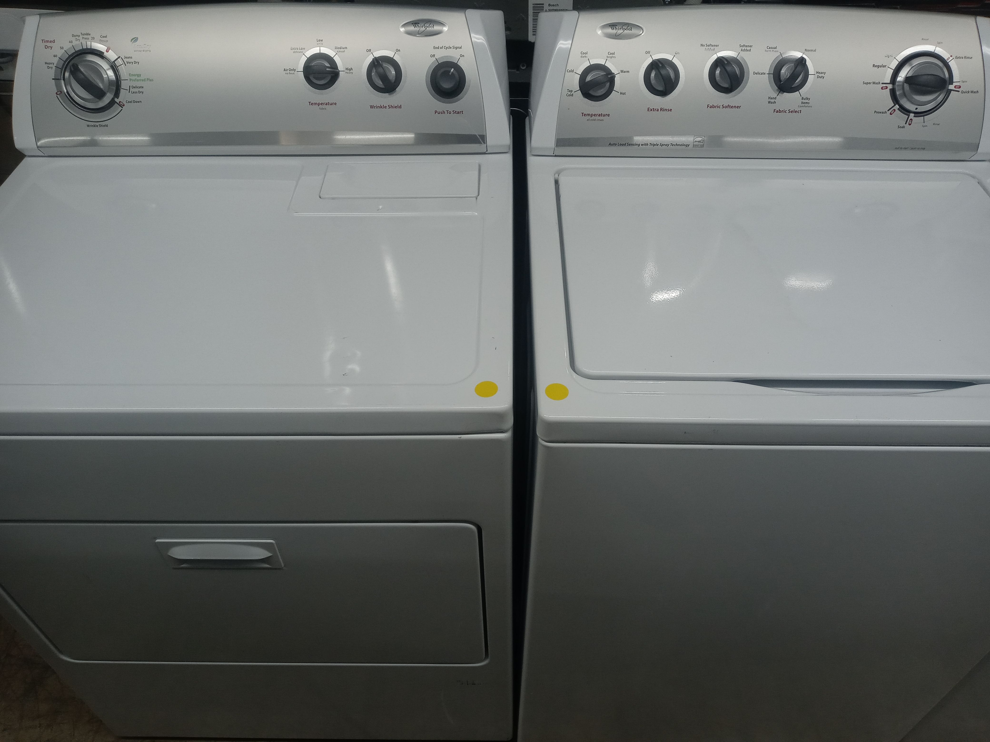 Whirlpool top load washer and dryer set - Free delivery