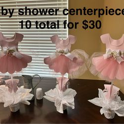 Girl Baby shower Centerpiece 