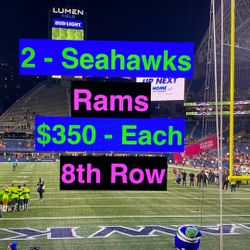 Seahawks Rams Tickets 