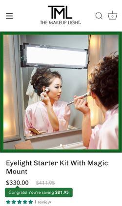 TML The Makeup Light EYELIGHT panel