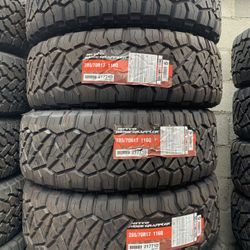 285/70/17 nitto Ridge Grappler $1,030 Por 4 Llantas Nuevas Montadas Y Balanceadas.