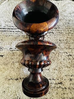 Antique Vase Pair Covered with 100% Sea Shells-Unique Elegant Timeless Decor