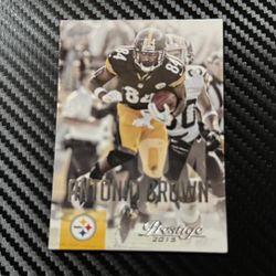 Antonio Brown Prestige ‘15 Football Card 
