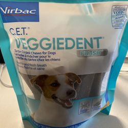 Virbac Veggie Dental Chews For Dog Teeth