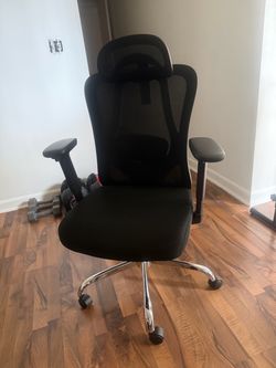 Ergonomic Black Mesh High-Back Office Chair