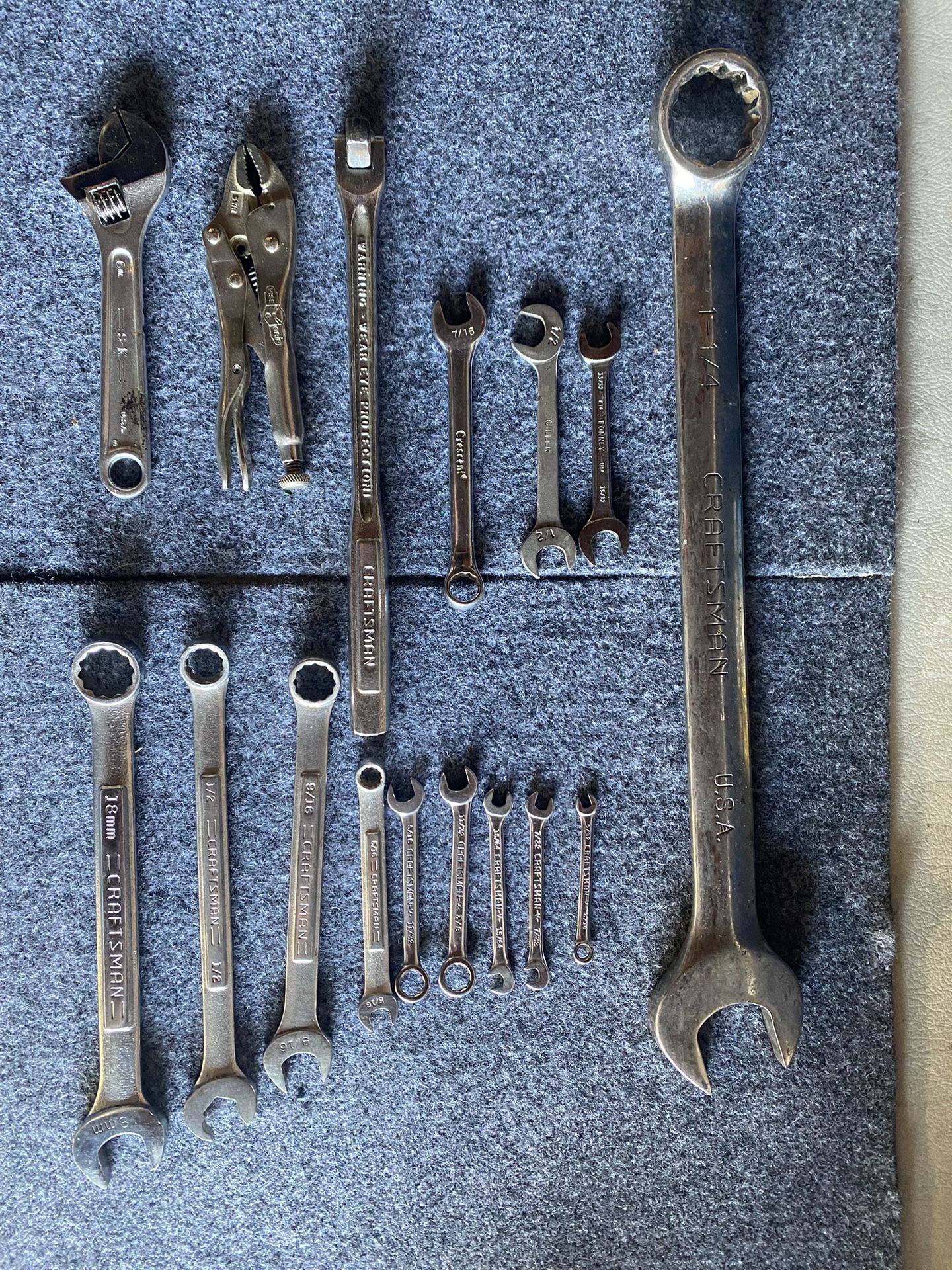 Craftsman, Crescent, SK, Vise Grips