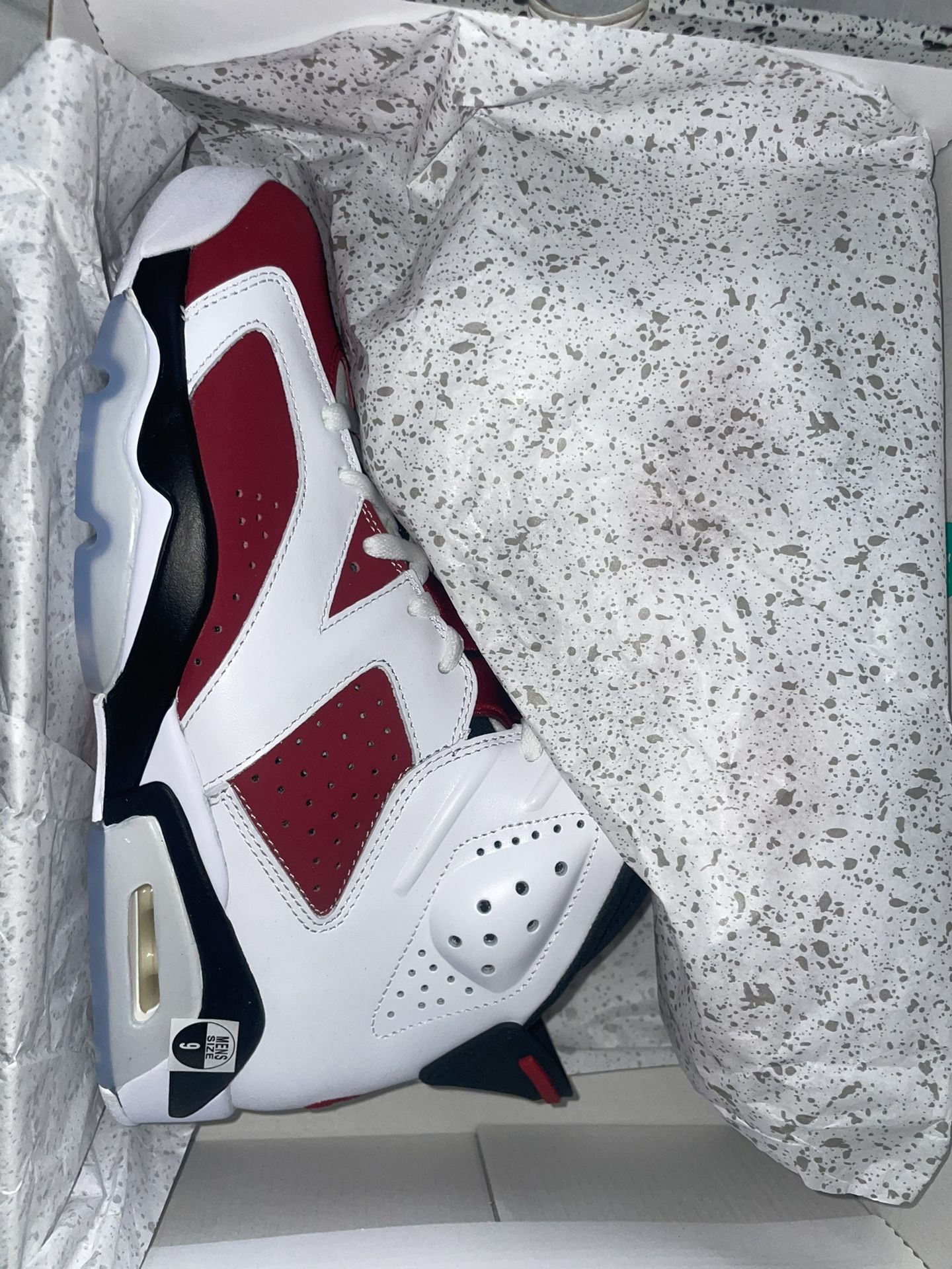 Jordan 6 Carmine (2021) Size 9