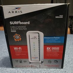 Brand New ARRIS Surfboard Cable Modem & Wi-Fi Router.