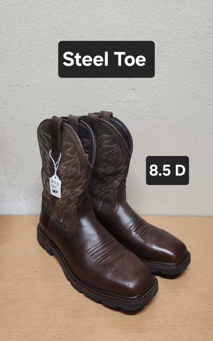 Ariat Work Boot Size 8.5 D STEEL TOE