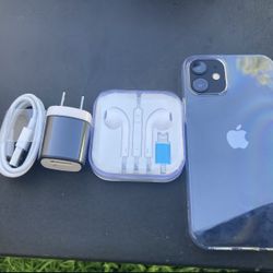 iPhone 12 Mini 64 Gb Black Unlocked With Charger And Headphone very clean 