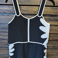 Victoria Beckham for Target Blouse Tank Top XS Black White Floral Formal Limited