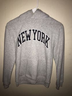 Grey New York Hoodie