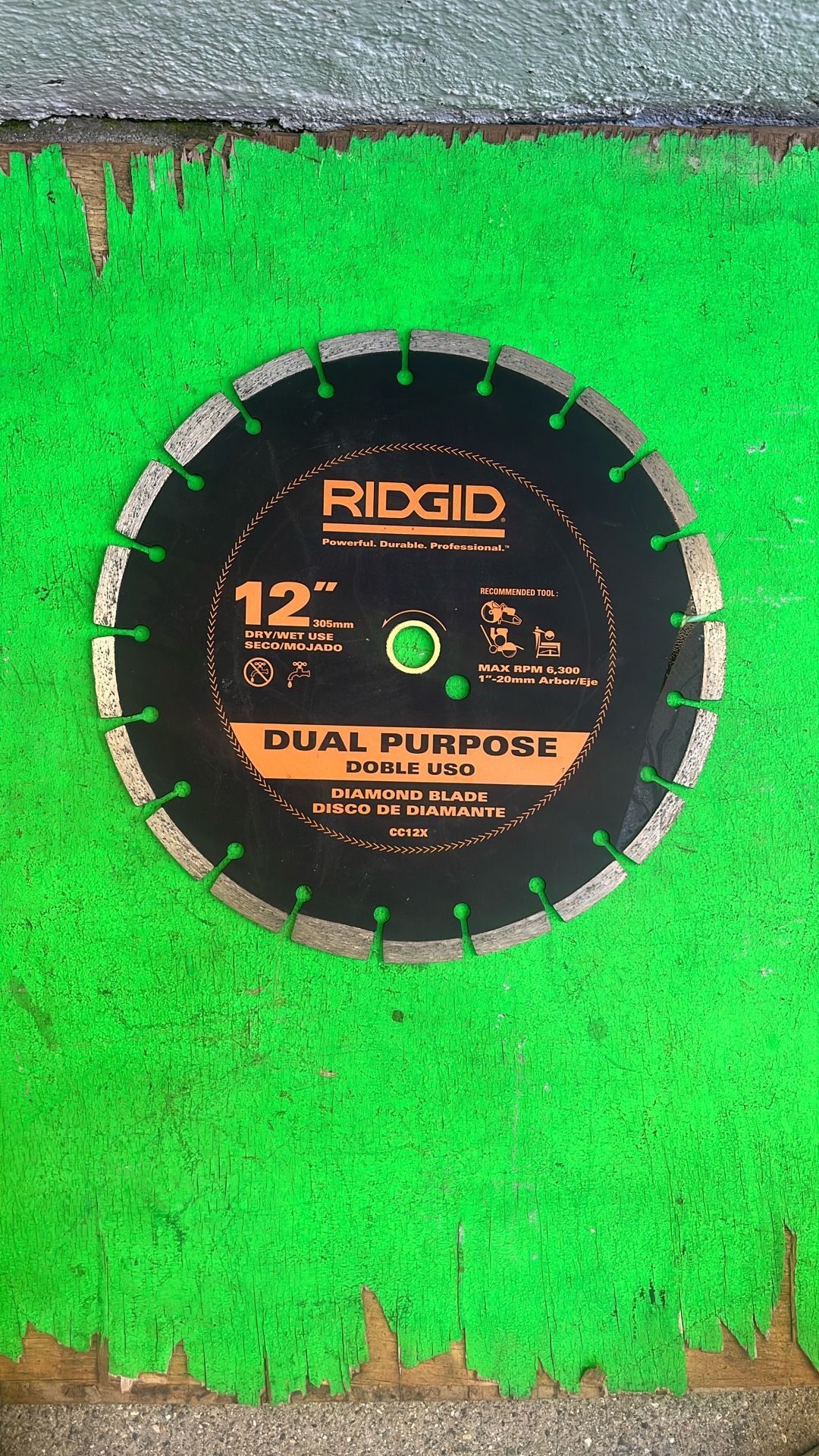 New Ridgid Dimond Blade