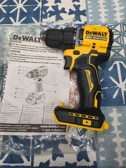 Dewalt DCD794B 20V MAX ATOMIC COMPACT SERIES Brushless Lithium-Ion 1/2 in. Cordless Drill Driver (Tool Only)**PRICE FIRM**