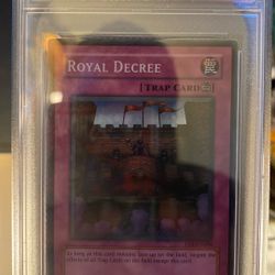 Yugioh 10 Grade PSA Royal Decree TP6