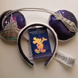 Disney Park's 50th Mickey Mouse Main Attraction Space Mountain Ears