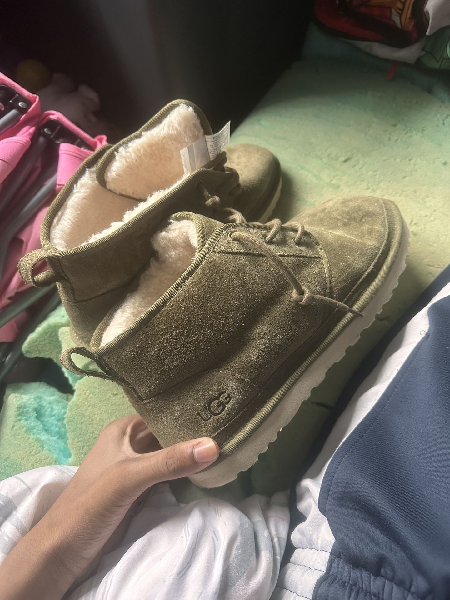 UGG MENS NEUME BOOTS OLIVE GREEN